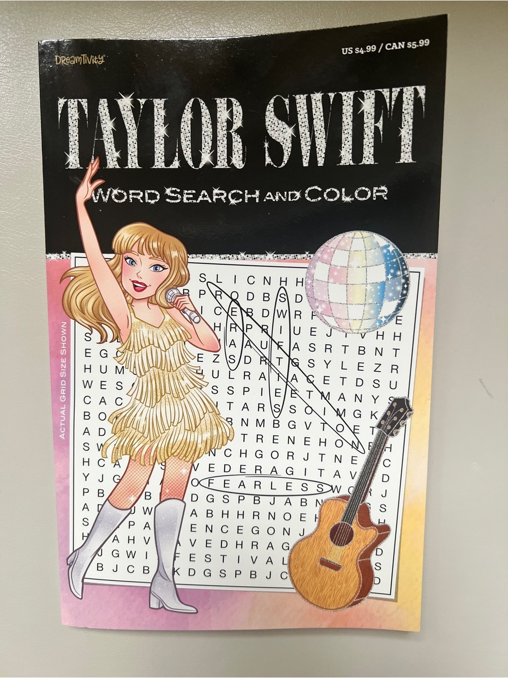 Taylor Swift Coloring Book/ Word Search Puzzle Book NEW